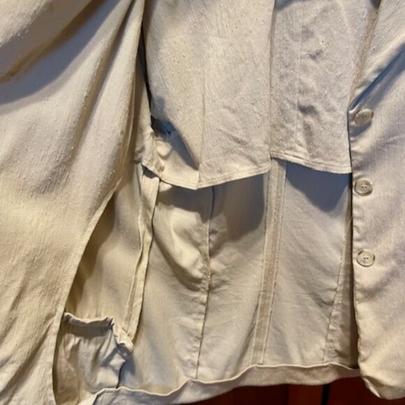 Vintage Dolce & Gabanna Beige Unstructured Blazer - Picture 6 of 6